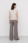 Sleeveless knitted top with a V-neck and ribbed trims - ALLYE Jersey