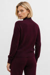 Women's 100% wool roll neck jumper with long sleeves - CORENO