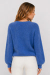 Cardigan da donna in mohair e lana con bottoni gioiello - Maglia DEODATO