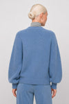 Cardigan da donna in mohair con bottoni e girocollo - Maglia CALLINICO