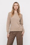 Maglia da donna girocollo in viscosa, lana e cashmere - Maglia CONCHETTA