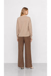 Women's crew neck jumper in viscose, wool and cashmere - CONCHETTA Jersey