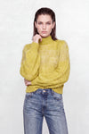 Maglia da donna traforata in mohair a maniche lunghe - Maglia MARVINNA