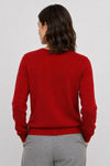 Maglia da donna girocollo in angora e lana - Maglia BAYLEE