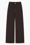 Pantalones de mujer de pernera ancha y tiro alto - Pantalones de color LULLACAT