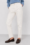 Straight-leg jeans with a high waist and five pockets - Colored Trousers DALEVI
