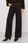 Pantalones de pierna ancha de algodón con cadena - LULLACAT Pantalón Color con Cadena