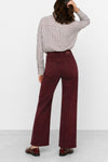 Pantalones rectos de tiro alto con cadena decorativa - Pantalones RODRIGUE Color