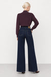 Jeans da donna a vita alta e gamba larga in cotone - Pantalone Denim LEVI