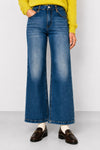Pantaloni in denim da donna a vita alta con 5 tasche - Pantalone Denim RODRIGUE