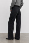 Jean taille haute à jambe large avec pois et micro-clous - Pantalon Denim JERALDINA