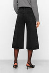 Jean taille haute à jambe large avec applications - Pantalon Denim ALIPIO
