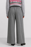 Pantaloni a gamba larga in viscosa con vita alta - Pantalone BHAGAT