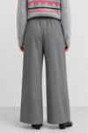 Pantalon large en viscose à taille haute élastiquée - Pantalon BHAGAT