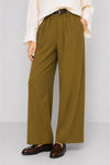 Wide-leg trousers with an elasticated high waist and belt - Trousers MAVILO