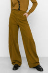 Pantalon large à taille haute élastique et poches - Pantalon RICARDO