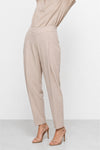 Pantalone da donna a vita alta con pieghe in viscosa - Pantalone PLATON