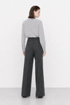 Pantaloni sartoriali da donna a vita alta e gamba larga - Pantalone EURIBIA