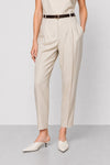 Tailored jumpsuit with a high neckline and a belt - GUNTER Trousers