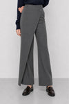 Pantalon taille haute à coupe portefeuille et jambe large - Pantalon CLINTON