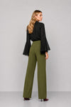 Pantalones de sastre con tiro alto y pernera ancha - Pantalones COALEMO
