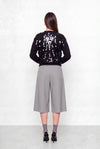 Pantaloni culotte da donna a vita alta con pieghe - Short  CRISTALDO
