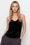 Top fluide en viscose à col en V et bretelles fines - Top FLAVIO