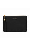 Clutch bag with a textured finish, zip and tassel detail - Bag ADELEX