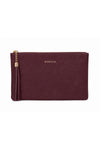 Clutch bag with a textured finish, zip and tassel detail - Bag ADELEX
