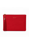 Clutch bag with a textured finish, zip and tassel detail - Bag ADELEX