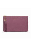 Clutch bag with a textured finish, zip and tassel detail - Bag ADELEX