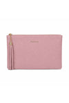 Clutch bag with a textured finish, zip and tassel detail - Bag ADELEX