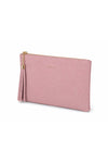 Clutch bag with a textured finish, zip and tassel detail - Bag ADELEX