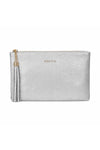 Clutch bag with a textured finish, zip and tassel detail - Bag ADELEX