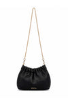 Borsa da donna in pelle arricciata con tracolla a catena - Borsa ZANGHYX
