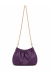 Borsa da donna in pelle arricciata con tracolla a catena - Borsa ZANGHYX