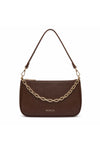 Sac en cuir texturé avec bandoulière amovible et chaîne - Sac BUGHAKIX