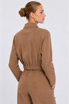 Jacket and trousers set with button-down front and pockets - Jacket PETITX