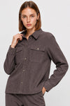Textured shirt with buttoned chest pockets - Jacket SOLITOX