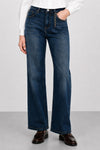 Jean ample à taille haute avec une chaîne décorative - Jeans BRANX