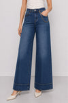 Jean coupe large taille haute avec chaîne décorative - Jeans SFUMIX
