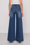 Jean coupe large taille haute avec chaîne décorative - Jeans SFUMIX