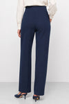 Pantalon de tailleur à taille haute et coupe droite - Pantalons BLUX