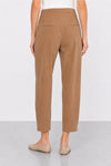 Women's trousers with a high waist and two-button front - Trousers PATUX
