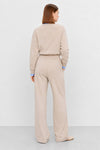 Pantalon large décontracté à taille haute élastique - Pantalons TWISTX