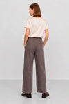 Trousers with a textured pattern and a high waist - Pantalone In Denim PACIENX