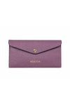 Textured leather flap wallet with card slots, made in Italy - Wallet PELOSOX