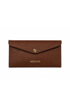 Textured leather flap wallet with card slots, made in Italy - Wallet PELOSOX