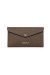 Textured leather flap wallet with card slots, made in Italy - Wallet PELOSOX
