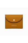 Wallet in textured leather with a flap closure made in Italy - Wallet CIUFFOX